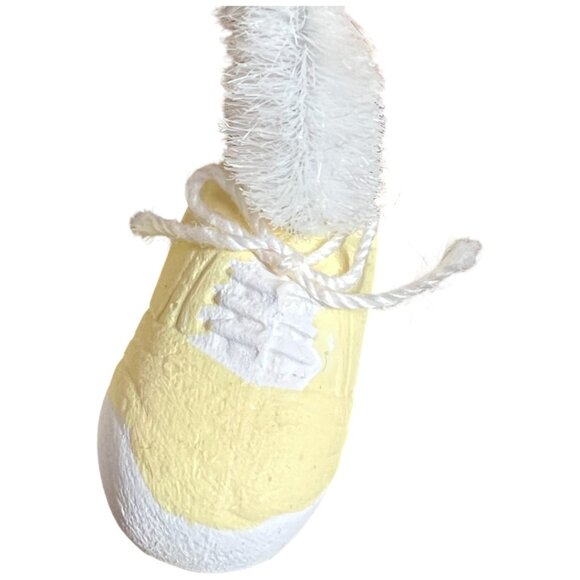 RARE! Vtg Ceramic Humpty Dumpty Egg w/ Sneakers, Pipe Cleaner Arms & Legs EUC - Picture 8 of 9